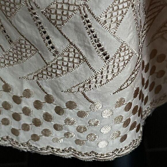 Handmade Womens S* Fit Flare Gold‎ Dress Lace Sleeve Wrap Lolita Formal Coquette - Picture 12 of 16